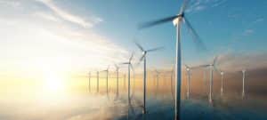 Windfarm at sea